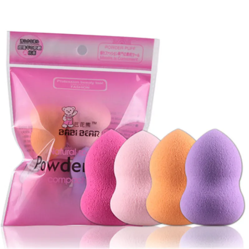 1 ชุดเครื่องมือเครื่องสําอาง Foundation พัฟแต่งหน้าความงามฟองน้ํา Soft Gourd Drop Shape Powder Blush BB Cream Make Up Tool ขายส่ง