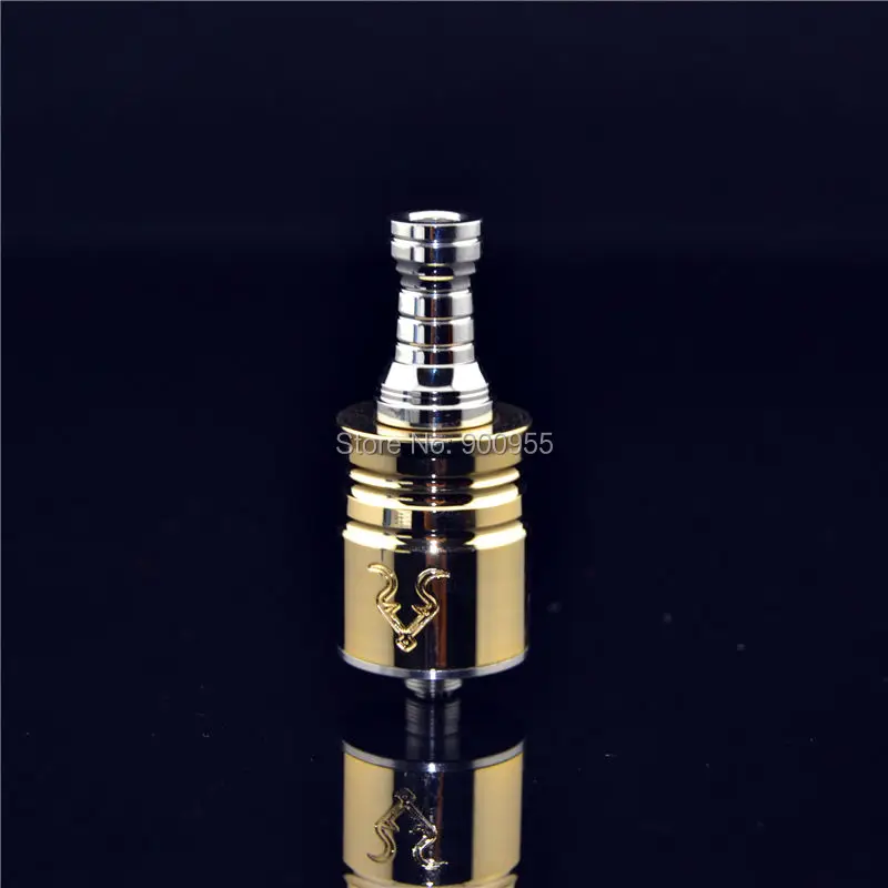 

Taurus RDA 24K Gold Stainless Steel Rebuildable Dripping Atomizer 510 Thread RBA RTA E-Cigarette Vaporizer Mechanical Box MOD