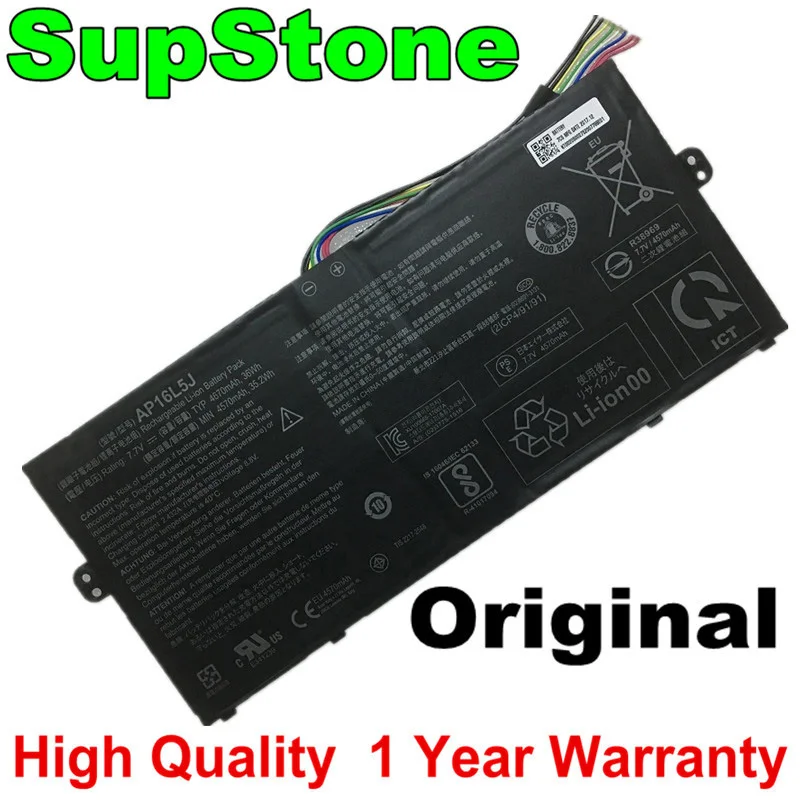 Supstone Genuíno Ap16l5j Bateria do Portátil para Acer Switch Interruptor 5sf51452t83u3 Sf514-52t96w1 Rotação Sp11132n N17h1 N17w3