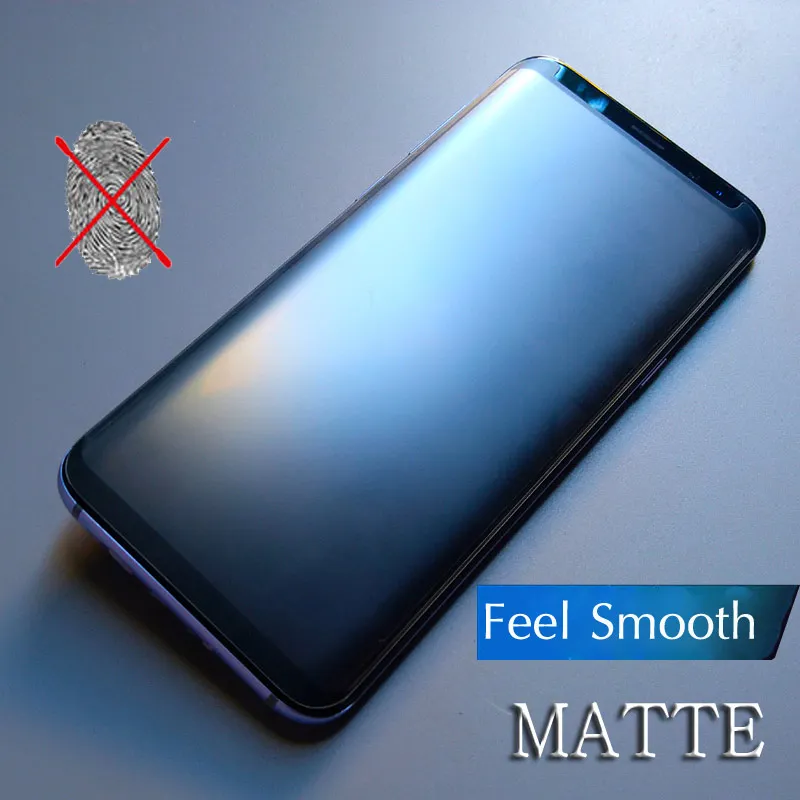 3D 9H Matte Tempered Glass For Samsung Galaxy S8 Plus S9 Plus Note 10 Plus Screen Protector Film Anti Fingerprint