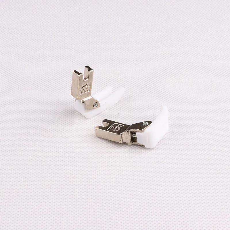 100pcs T350 flat car plastic presser foot, white bottom thickening, spring presser foot flat car sewing machine fittings