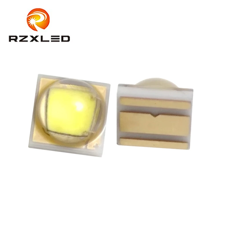 10 Stks/partij Led Keramische Basis 3V Diode Wit 5000K 5500K 5700K 6000K 5W 7W 3535 Pakket Chip Voor Navigatie Licht Strobe Licht