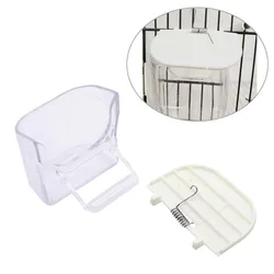 2pcs Birds Pet Food Feeder Drinker Automatic Food Container Cage Accessories for Parrot Lovebird Bird Water Bowl Bird Feeder