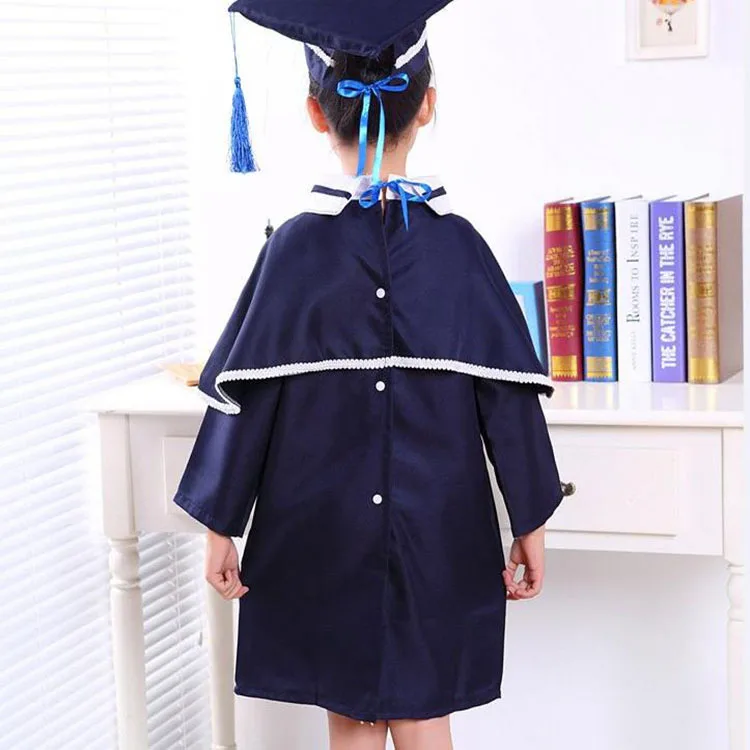 Neue Kinder Student Akademischen Kleid Schule Uniformen Kind Graduation Kostüme Kindergarten Mädchen Junge Dr Anzug Arzt Anzüge Mit Hut