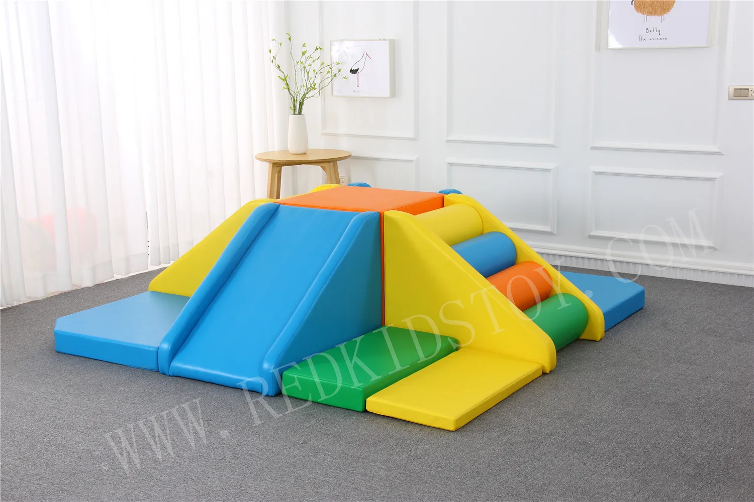 Nontoxic Safety Soft Indoor Sponge Playground Equipment HZ-61043