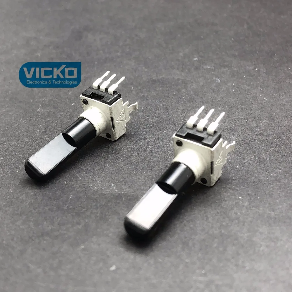 [VK] A103 RK09 single vertical A10K with step volume controller half potentiometer handle length 23MM switch