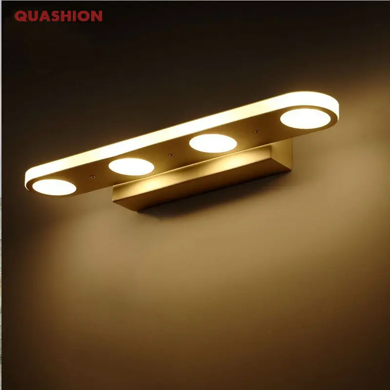 12W 18W Bathroom LED Mirror Light Waterproof 40CM 58CM AC220V 110V SMD5630 Cosmetic Acrylic Wall lamp Bathroom Lighting