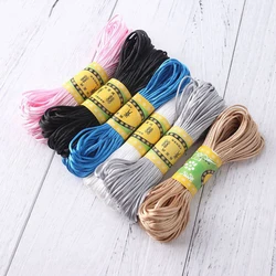 Nylon Seil 20mm Satin Cords DIY String Accessary Baby Silikon Zahnen Baby Beißring Halskette Rattail Cord DIY Schnuller kette