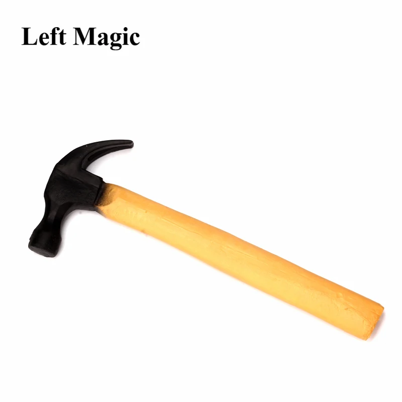 The Super Latex Rubber Fake Hammer Trick Crazy Hammer Magic Tricks Appearing Vanishing Magica Stage Gimmick Accessories Comedy