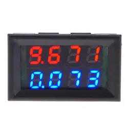 0.28inch Digital Voltmeter Ammeter 2 Wires Gauge Four Digits DC 0-100V Current LED Voltage Current Meter Digital Voltmeter