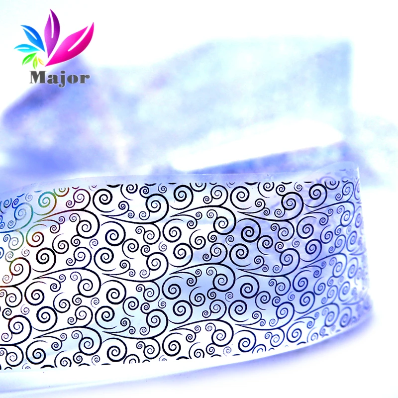 New Shiny Laser Effect Nail Foils Holographic Foils Nail Art Transfer Sticker Paper 1Pc