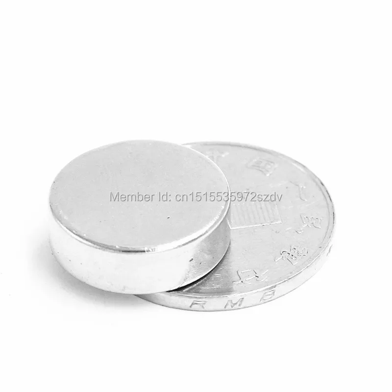 50pcs Strong Round Dia  20mm x 6mm N35 Rare Earth Neodymium Magnet Art Craft Fridge 20x6mm