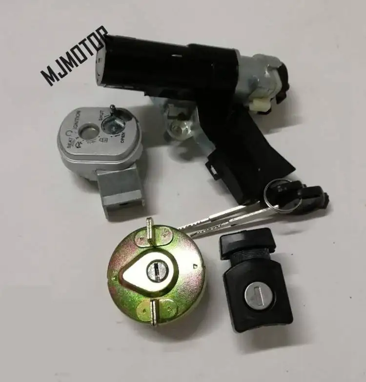 LEAD 110 Lock Ignition Key Switch Set Seat Lock Key For Kymco Chinese Scooter for Honda SCR110 Motorcycle Part