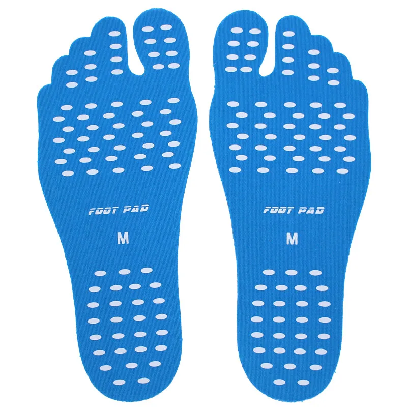 Swim Pool Adhesive Foot Pads Beach Mats Anti Slip Invisible Insulation Protection Barefoot Stick Insoles Footpads Sticker Shoes