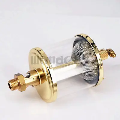 

1/4" BSP Male x 2-1/2" Outer Diameter Brass Sight Gravity Drip Feed Oiler Lubricator Oil Cup For Hit Miss Engine