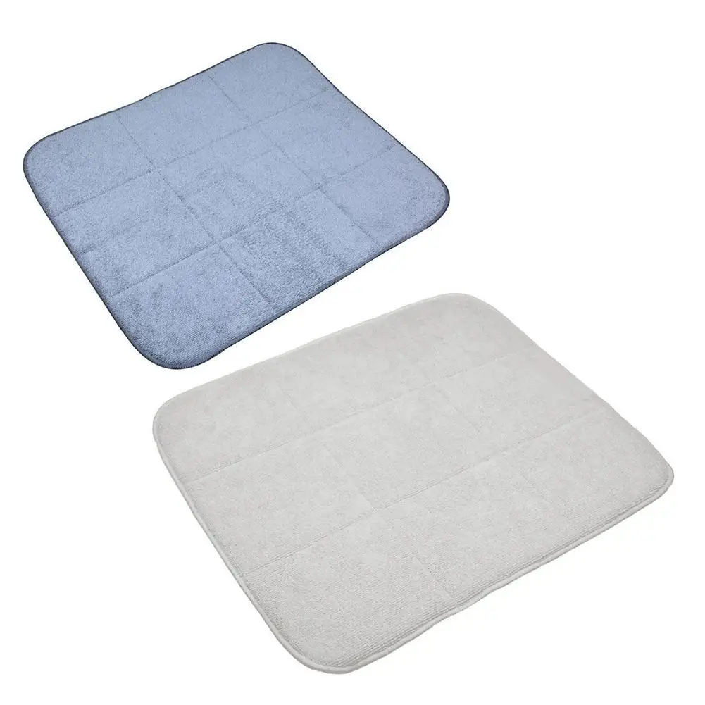 Microfiber Dish Drying Pad Drain Mat Disc Pads Bowl Pad Coasters waterproof Non-Slip Table Placemats Decoration Accessories