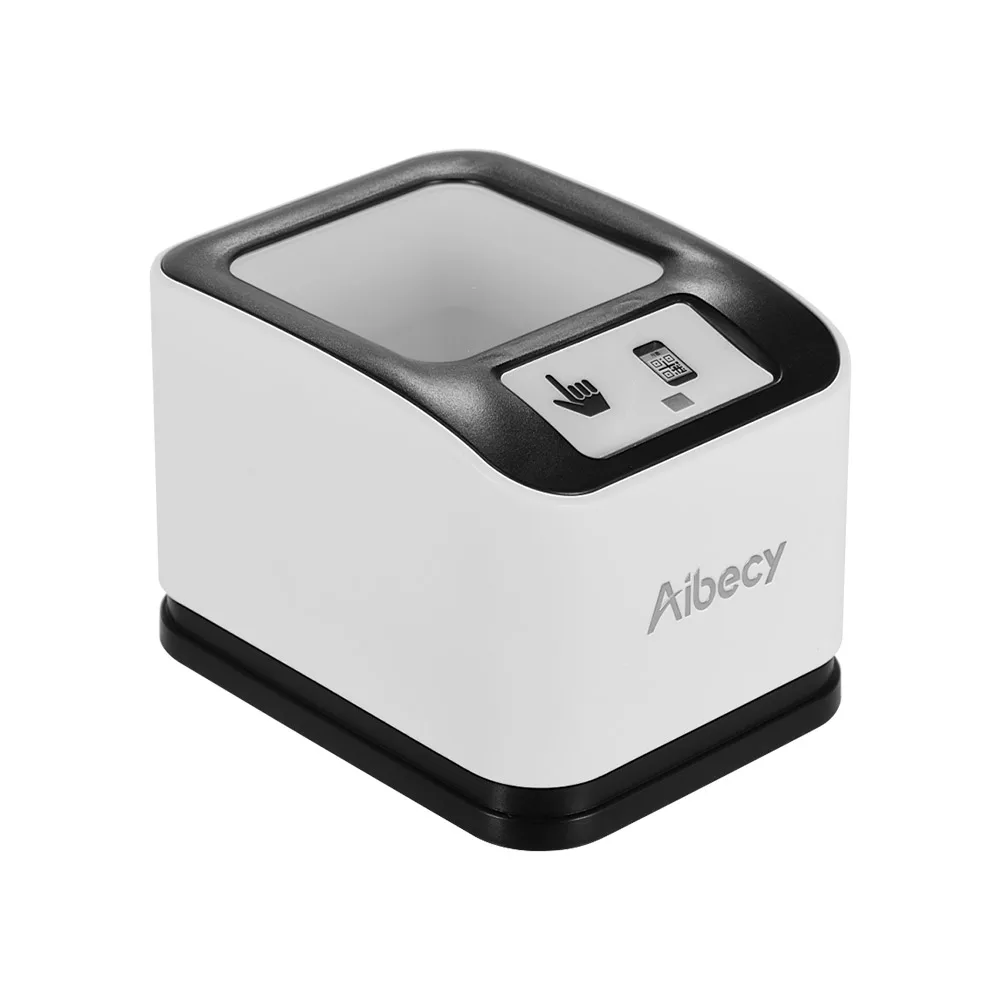 Aibecy 2200 1D/2D/QR Bar Code Scanner CMOS Image Desktop Barcode Reader USB Omnidirectional Screen Barcode Scanner