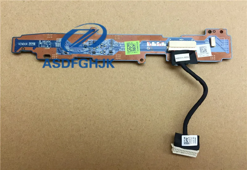 

Original FOR FORE ALSTOM M17x R3 POWER Media Buttons Board PAR00 LS-6602P 09JFTX