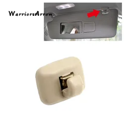 WarriorsArrow Beige Front Sun Visor Sunvisor Clip Hanger Hook Retainer Holder For Audi TT A6 C5 2000 2005 4B0857562 4B0857563