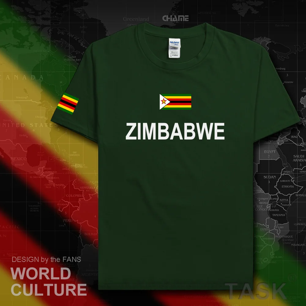 Zimbabwe men t shirt fashion 2017 jersey nation team 100% cotton t-shirt clothing tee country sporting ZWE yeZimbabwe Zimbabwean