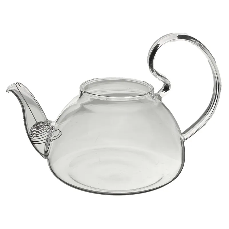 Arshen Borosilicate Glass 260ml Teapot Cambered Hyaline Coffee Tea Set Puer Kettle Flowers Kongfu TeaPot Infuser Home Tea Set