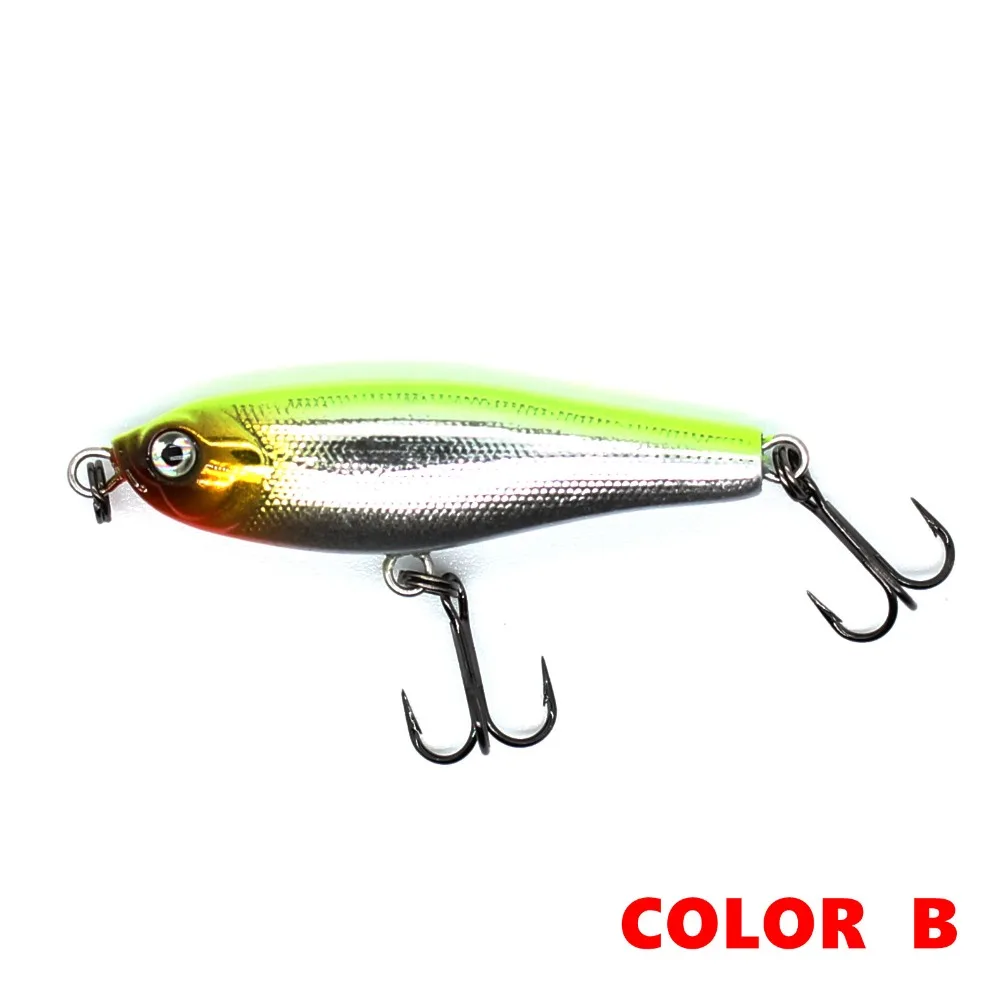 AOCLU sinkender kleiner winziger Stab, 38 mm, 2,8 g, harter Köder, Bleistift-Wobbler-Köder, Schwimmen wie verletzter, sterbender Fisch, VMC-Haken, solider Körper – Detail 6