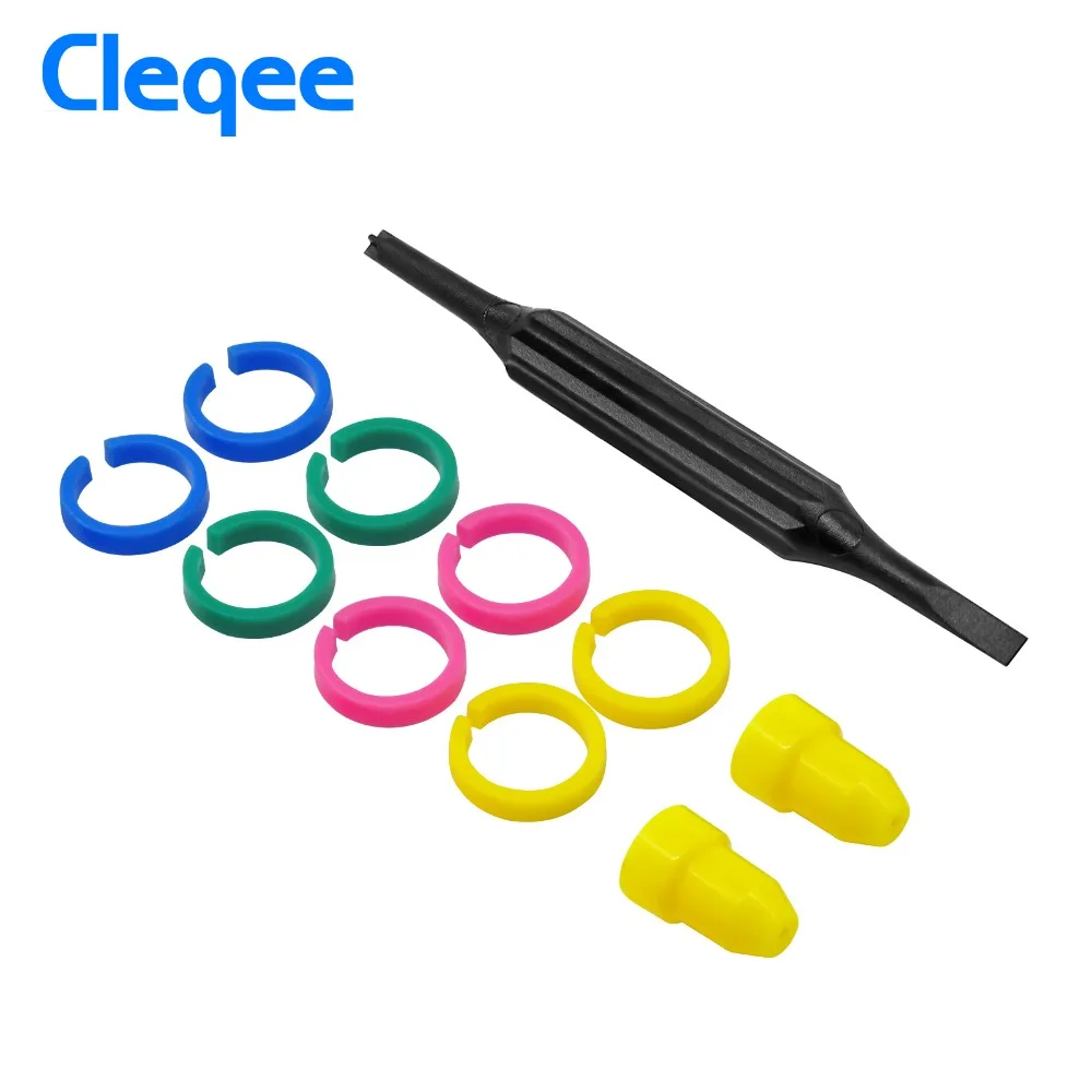 Cleqee High quality P2000 Series DC-60MHz~200MHz Oscilloscope Probe For Tektronix HP X1/X10 P2060 P2100 P2200 BNC Test Lead kit