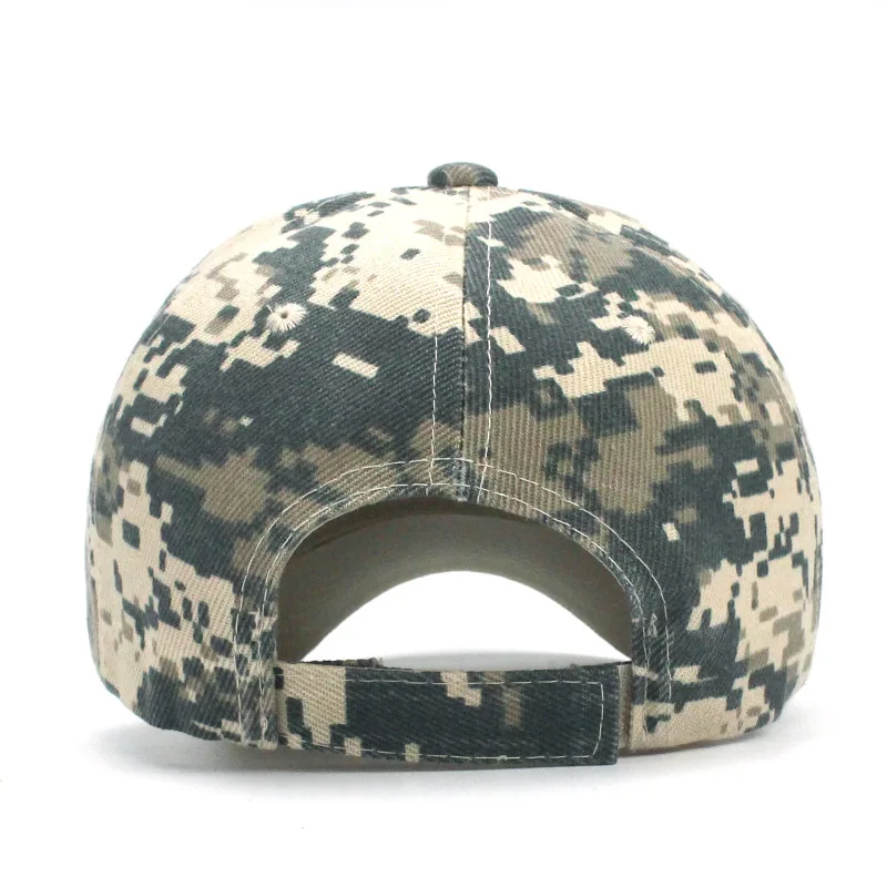 Men Army Camouflage Camo Cap Cadet Casquette Desert Mosaics Hat Baseball Cap Hunting Fishing Blank Desert Hat 2018 Spring Summer