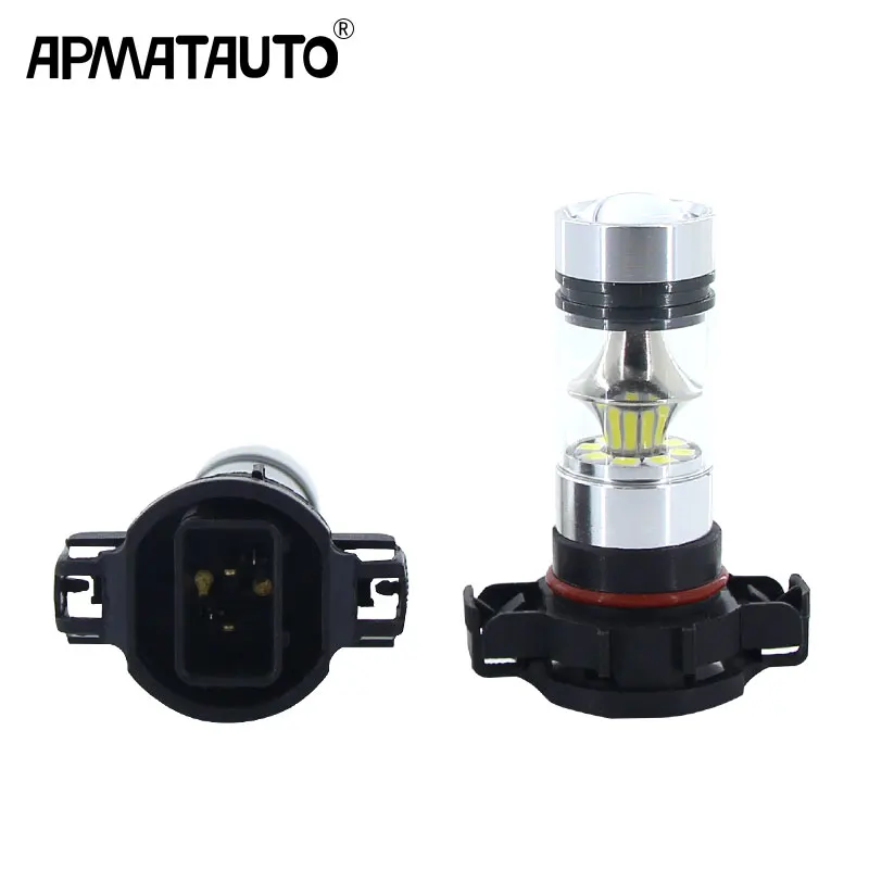 2pcs CANbus H16 led 5202 PSX24W 20SMD 3030 LED Car Light Bulbs For Fog light daytime runninglight DRL 1200lm white car styling