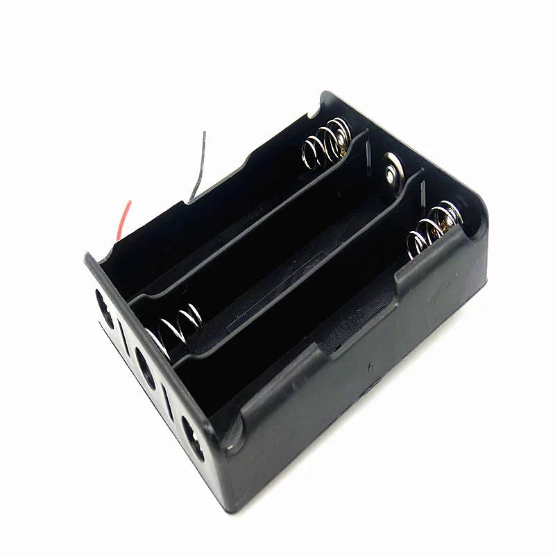 ZUCZUG 16850 Battery Case Storage Box Case Plastic Holder With Wire Leads for 3 x 18650 Batteries Soldering