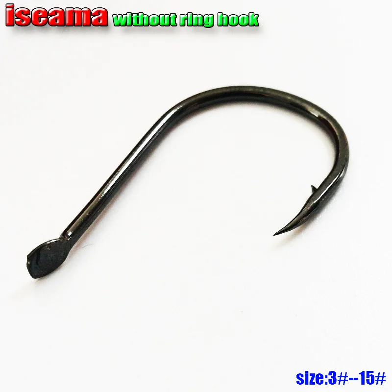 2017 fishing iseama hook size:3#--15# number 300pcs/lot high carbon steel