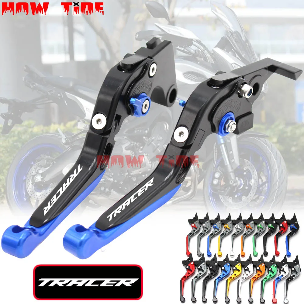 Logo(TRACER) Motorcycle Brake Clutch Levers For Yamaha MT09 MT-09 MT 09 MT-07 MT 07 MT07 MT-10 MT10 MT 10 TRACER 2014-2018