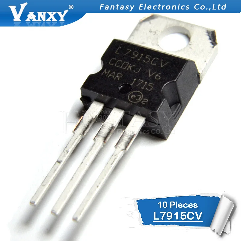 10PCS L7915CV TO220 L7915 TO-220 7915 LM7915 MC7915 7915CV 신규 및 기존 IC