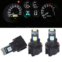 10 stks T5 Auto Auto 3smd 3030 Wedge LED Gloeilamp Lamp Dash Board Instrument Wit Roze Ijsblauw Rood geel Groen