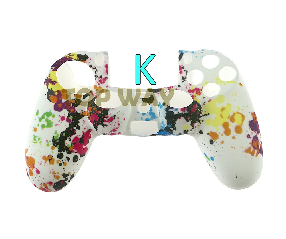 

ChengChengDianWan Camouflage Camo Silicone Rubber Soft sleeve Skin Grip Cover Case Protector for Playstation 4 PS4 Controller