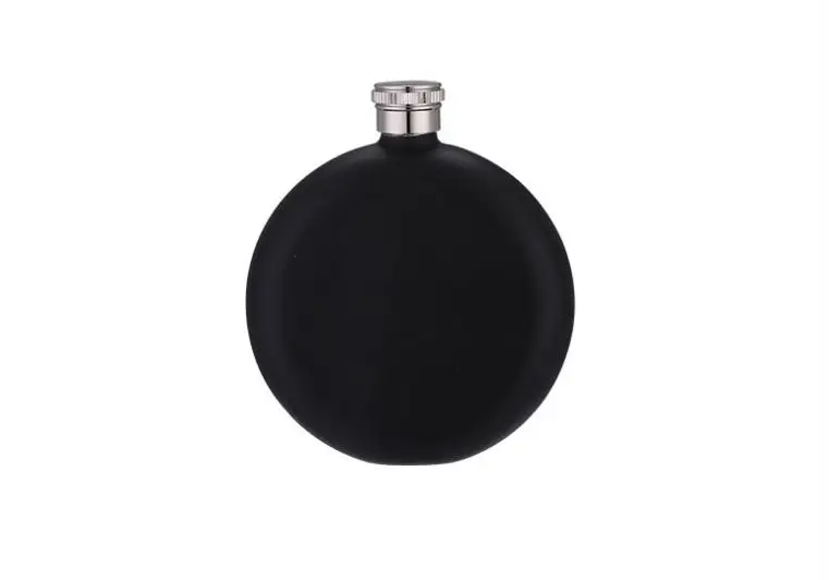 5oz Stainless Steel Round hip flask black /pink /green / red / yellow ni254