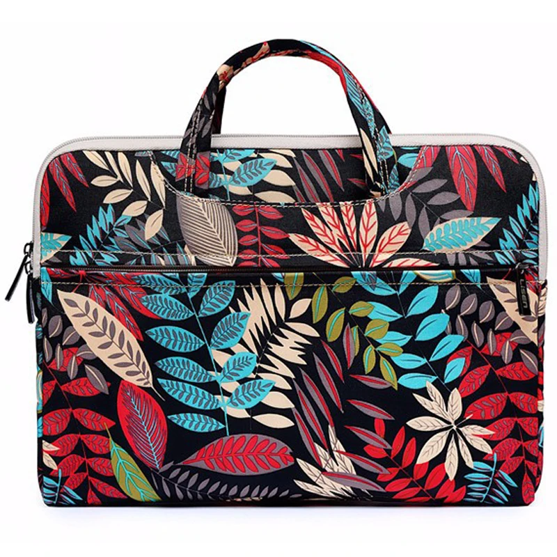 Hot Print PU Portable Handbag 14 15.6 Storage bag For Macbook Air Pro Retina 11 12 13 15 Laptop for Dell HP Xiaomi Notebook Case