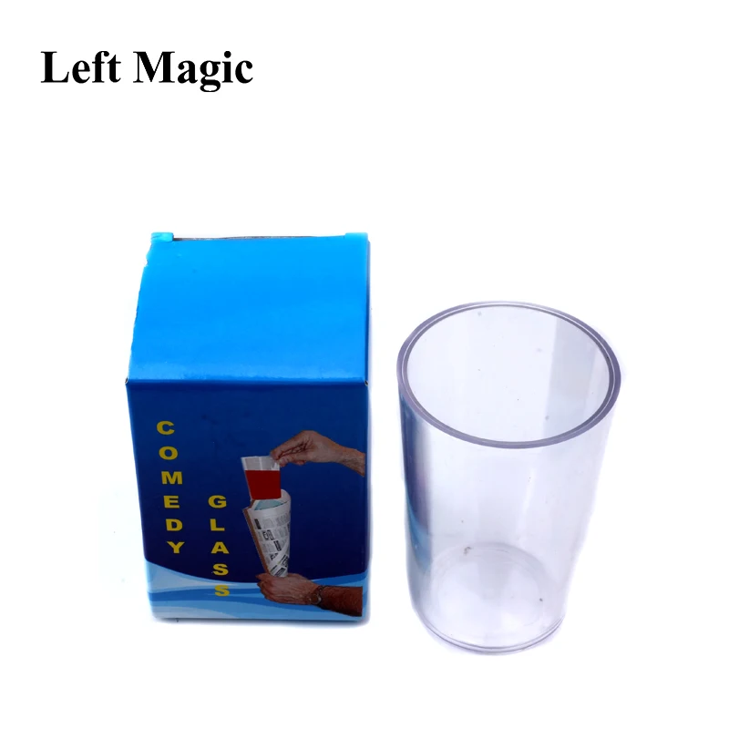 Comedy Glass In Paper Cone - Magic Tricks Comedy Stage Gimmick Accessories Mentalism Funny Illusion Magic Props