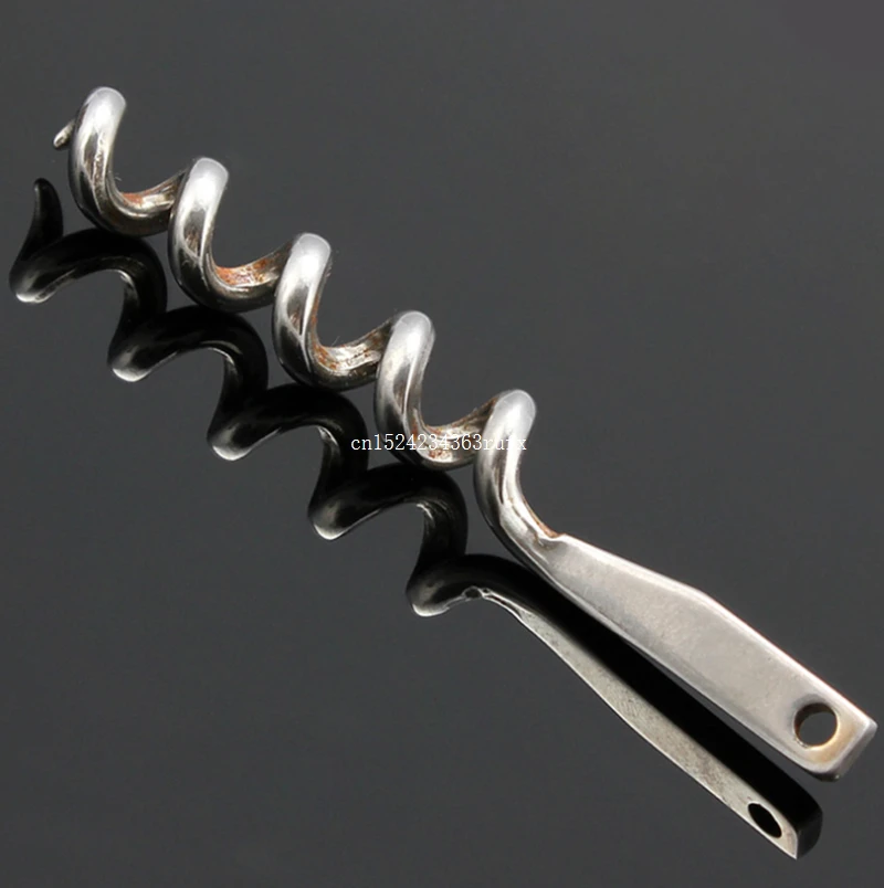 200pcs Wine Bottle Opener Insert Parts With Countersunk Holes Metal Screw Corkscrew  Stainless Steel Wine Opener Part