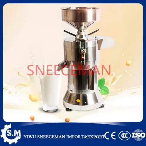 stainless steel automatic slag separating 50kg/h soybean milk tofu maker machine commercial soybean milk grinder machine