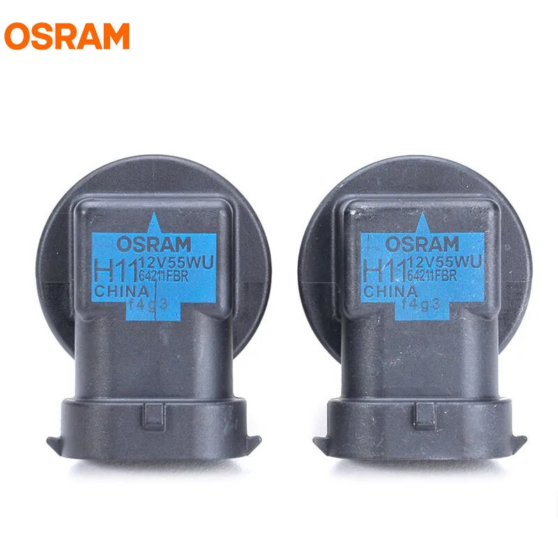 OSRAM H11 12V 55W 2600K 64211FBR Fog Breaker Xenon Yellow 200% Yellow Light 60% More Bright Car Halogen Headlight Fog Lamps Pair