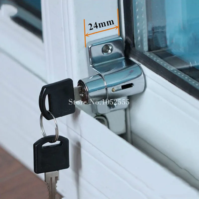 1PCS Window Shield, Sliding,Aluminum Steel,Sliding Doors and Windows Security Lock,Children Safety Lock Anti-Theft Locks K67