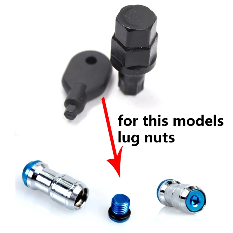 nuts key For Volk rays Wheel Nuts 1pcs Internal drive lug key and 1pcs Internal drive allen hex key only the 2pcs the keys