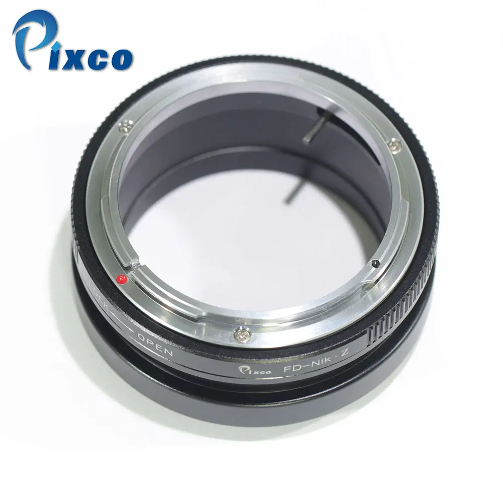Pixco For Canon FD-Z6 Z7 Mount Lens to Suit for Nikon Z Mount Camera Adapter Ring, For Nikon Z6 Z7