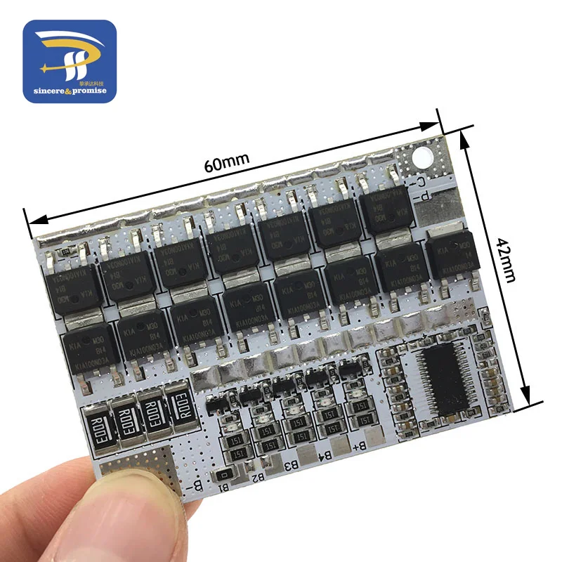 3s/4s/5s Bms 12v 16.8v 21v 3.7v 100a Li-ion Lmo Ternary Lithium Battery Protection Circuit Board Li-polymer Balance Charging