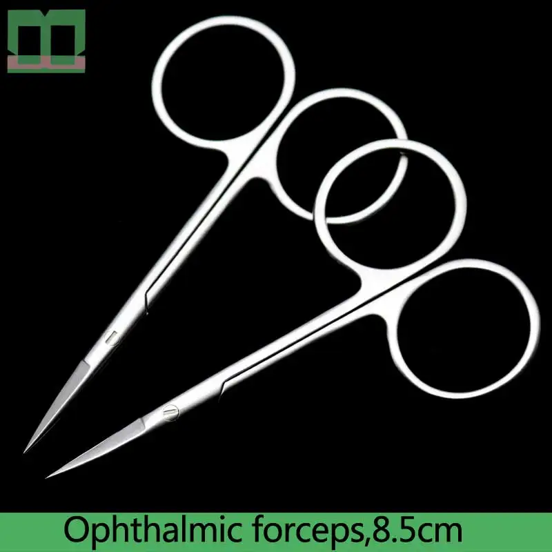 

Ophthalmic operating scissors stainless steel 8.5cm Instruments and tools for double eyelid surgery Ophthalmic tissue scissors