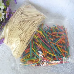 200 Pcs Puzzle 3d Wood Stick Match Rod DIY Wood Craft for Kids Mini Puzzle Wooden Interactive Educational Toys Wooden Ornaments