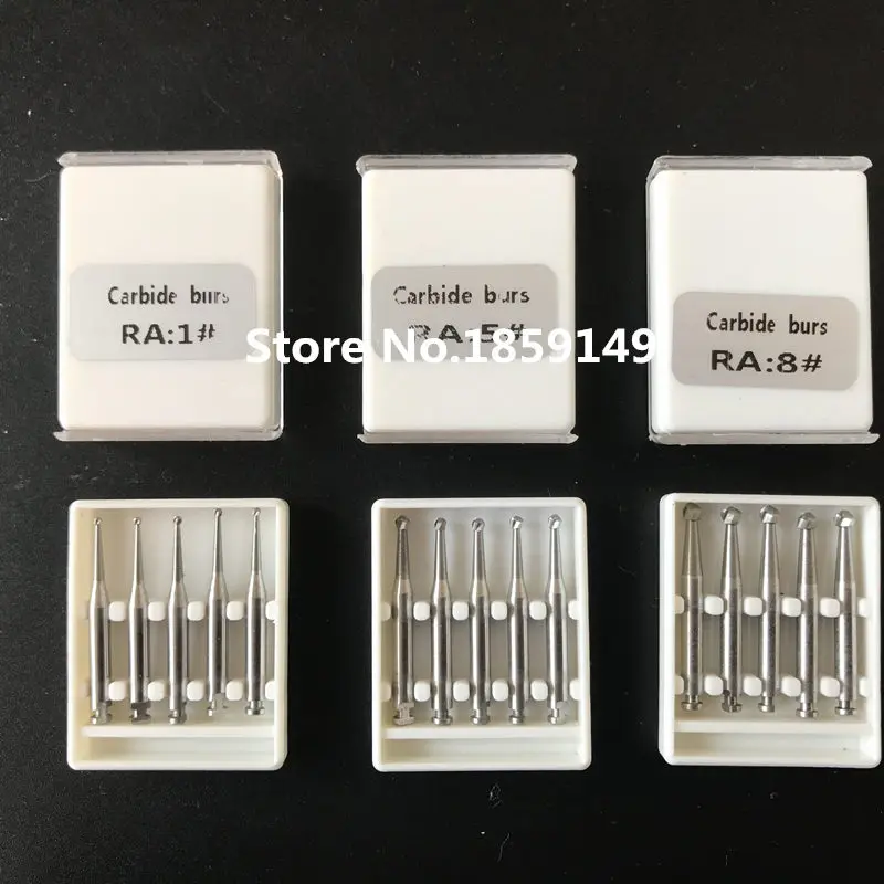 

5Pcs/box Dental product RA round bur free shipment dental Lab low speed Tungsten Carbide Burs RA bur