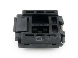 Imagem -04 - Qfp ic Soquete Adaptador Programador Enplas 0.5 mm Pitch Clamshell Qfp128 Tqfp128 Lqfp128 Pqfp128 Fpq1280.5-03a