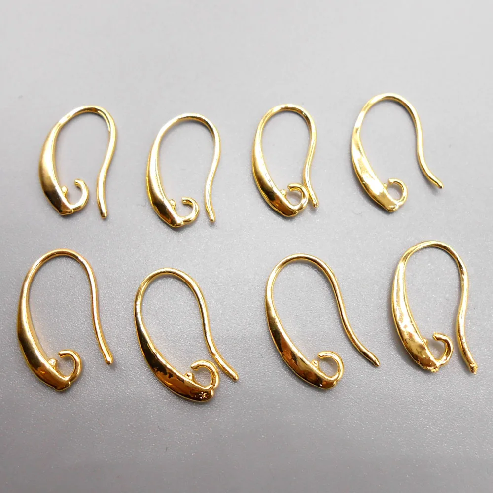 

10PCS Wholesale Lot gold Jewelry Findings 925 Sterling Silver colorEarring Pinch Hooks Earwire For Crystal Pearl Free Shipping